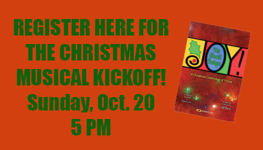 Register here for the Christmas Musical Kickoff at North Oak Church